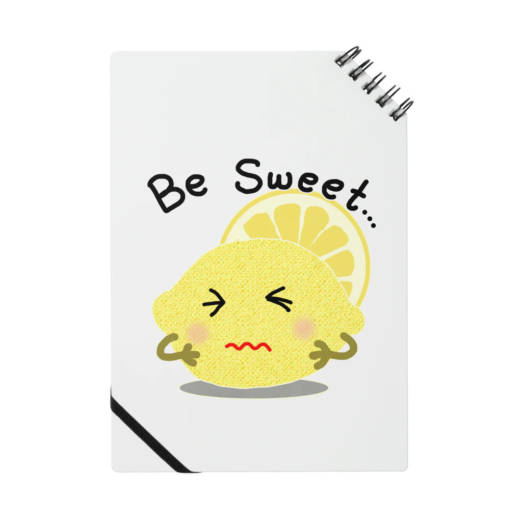 MZグラフィックスのレモン　Be Sweet Notebook