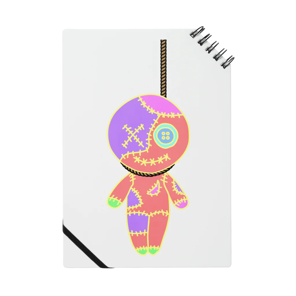 Ａ’ｚｗｏｒｋＳのHANGING VOODOO DOLL PASTEL ノート
