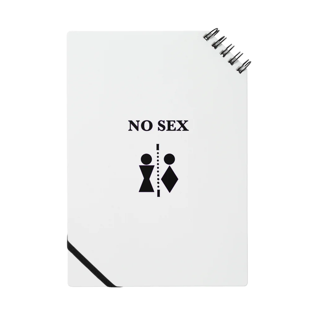 NO SEXのNO SEX ロゴ Notebook