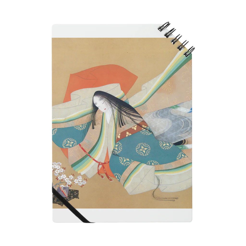 寿めでたや(ukiyoe)の日本画：上村松園_伊勢大輔(1929) ノート