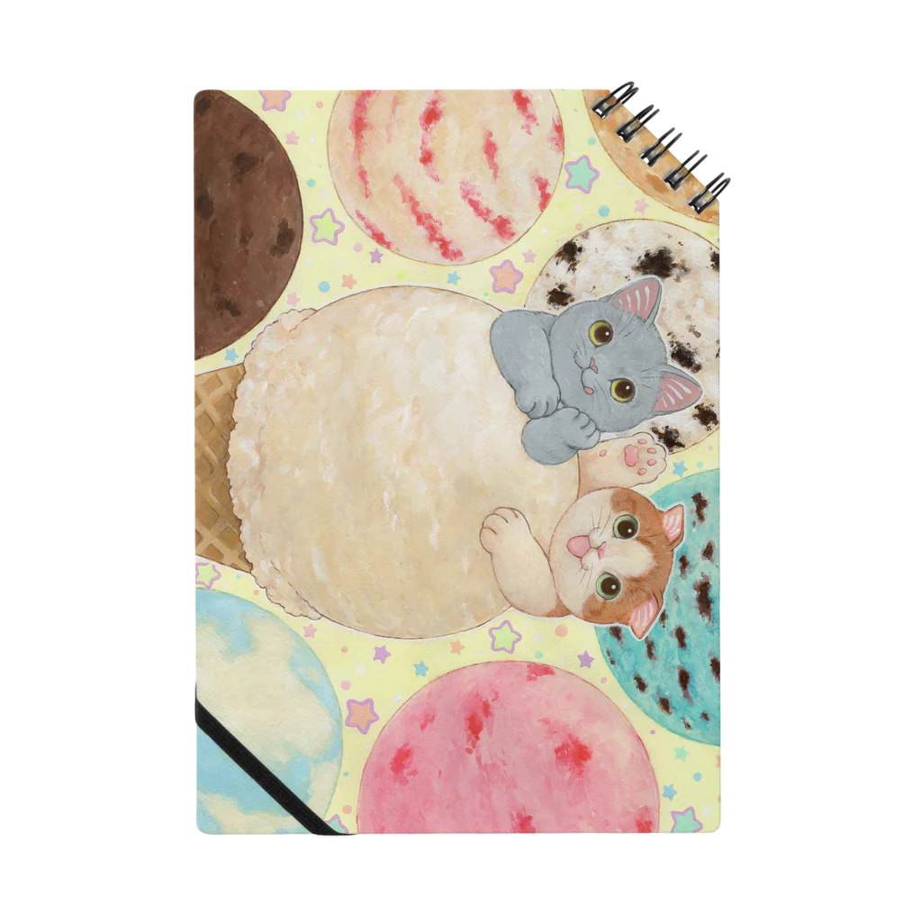 Youki-nekoのネコちゃんとアイスクリーム ノート