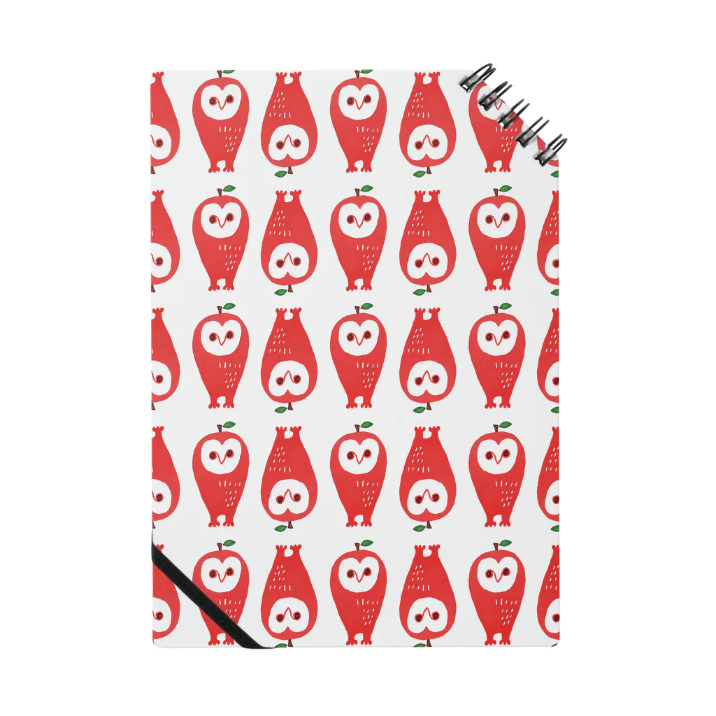 KANKAN ILLUSTRATION FACTORY goods shopのAPPOWLアッポォウル（パターン） Notebook