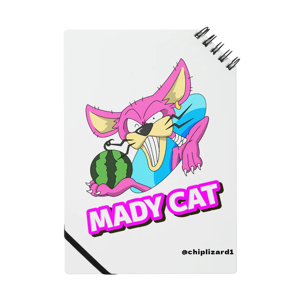 chiplizardのMADY CAT ノート