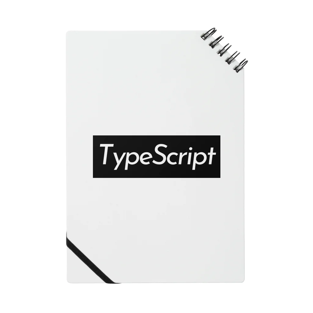 engineer-styleのTypeScript ボックスロゴ (黒) ノート