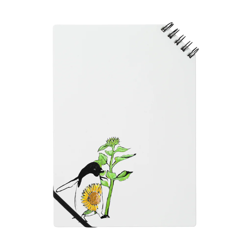 Oroのペンギンとヒマワリ Notebook
