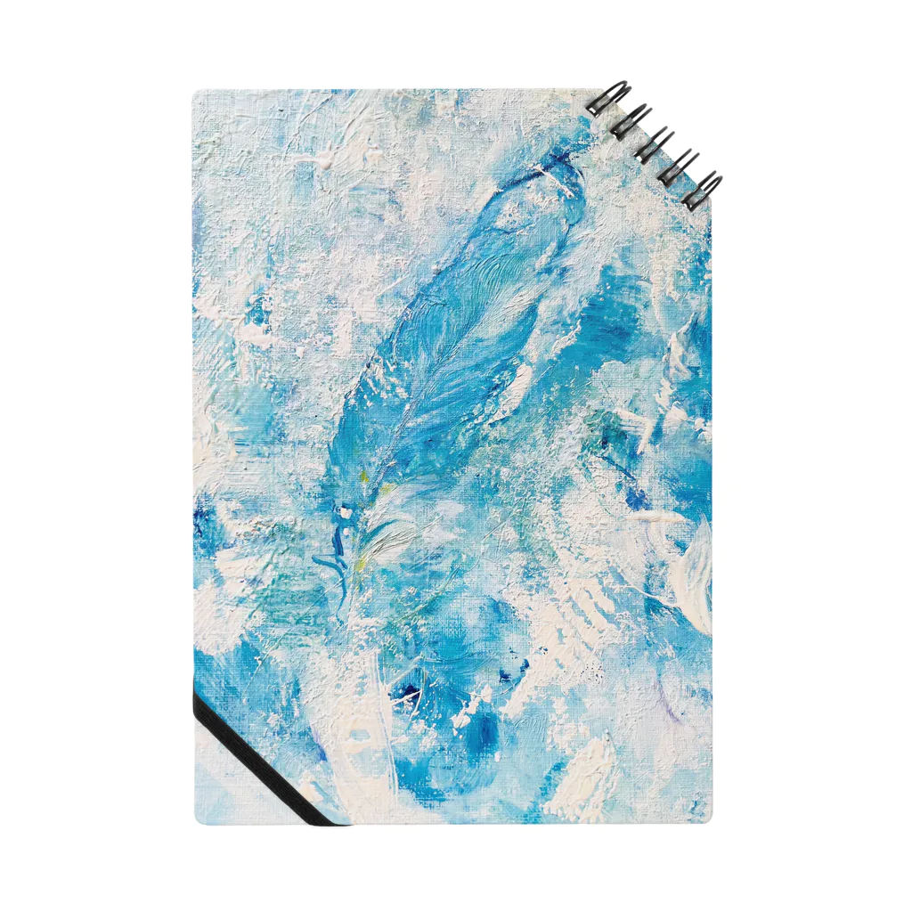 kobitofukamiのblue painting door series_2023  新しい風 Notebook