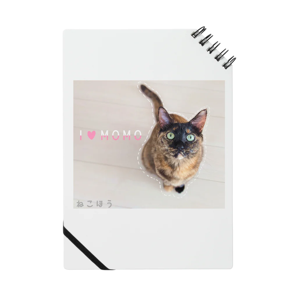 ねこほうチャンネル公式グッズのおしゃれモモっち Notebook