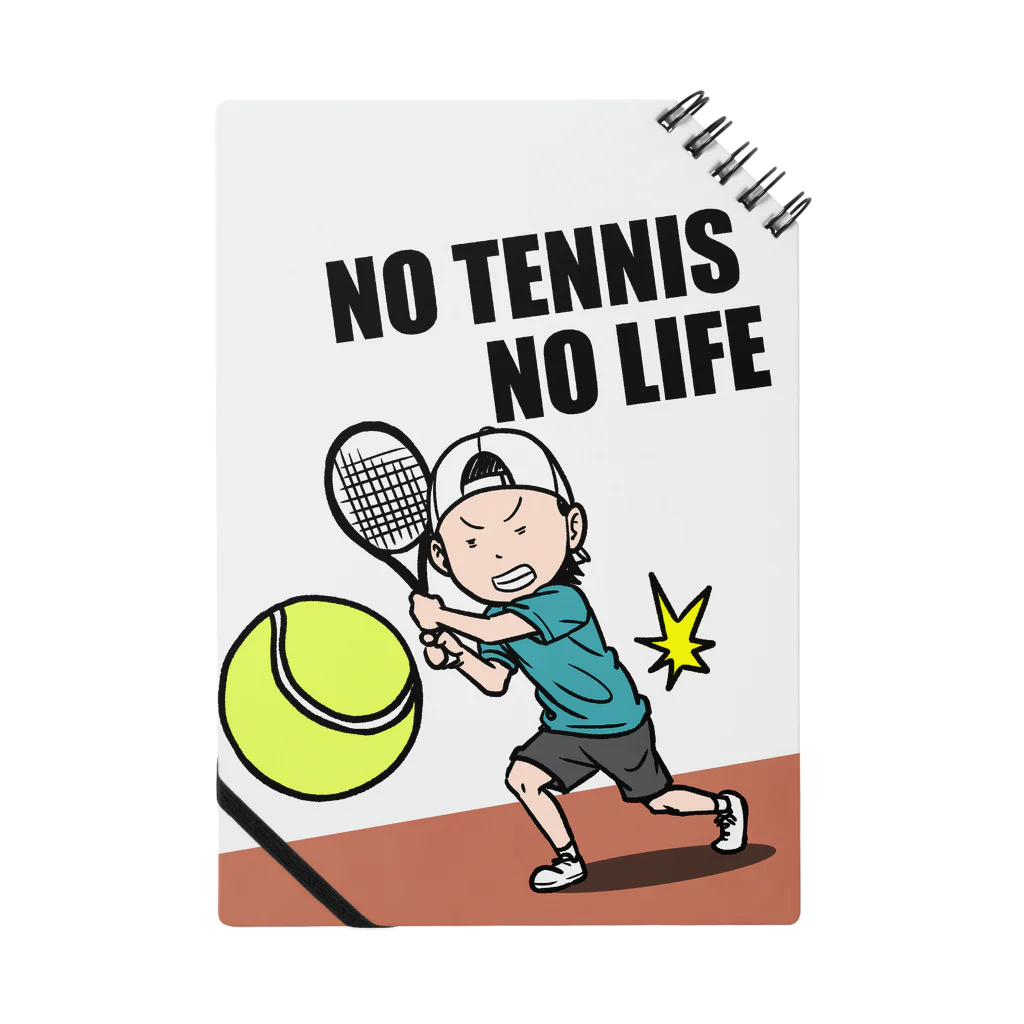 NO TENNIS NO LIFEの全仏オープンテニス風 Notebook