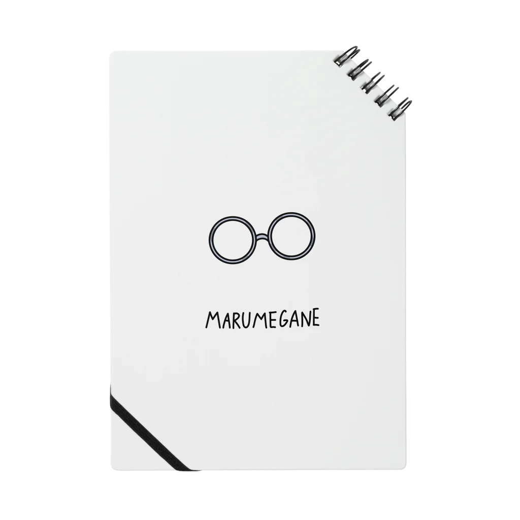 とある丸眼鏡の描き散らしのMARUMEGANE_透明 Notebook