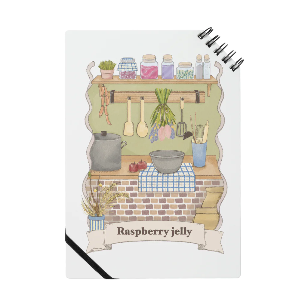 くみちょきSHOPのRaspberry jelly  ノート