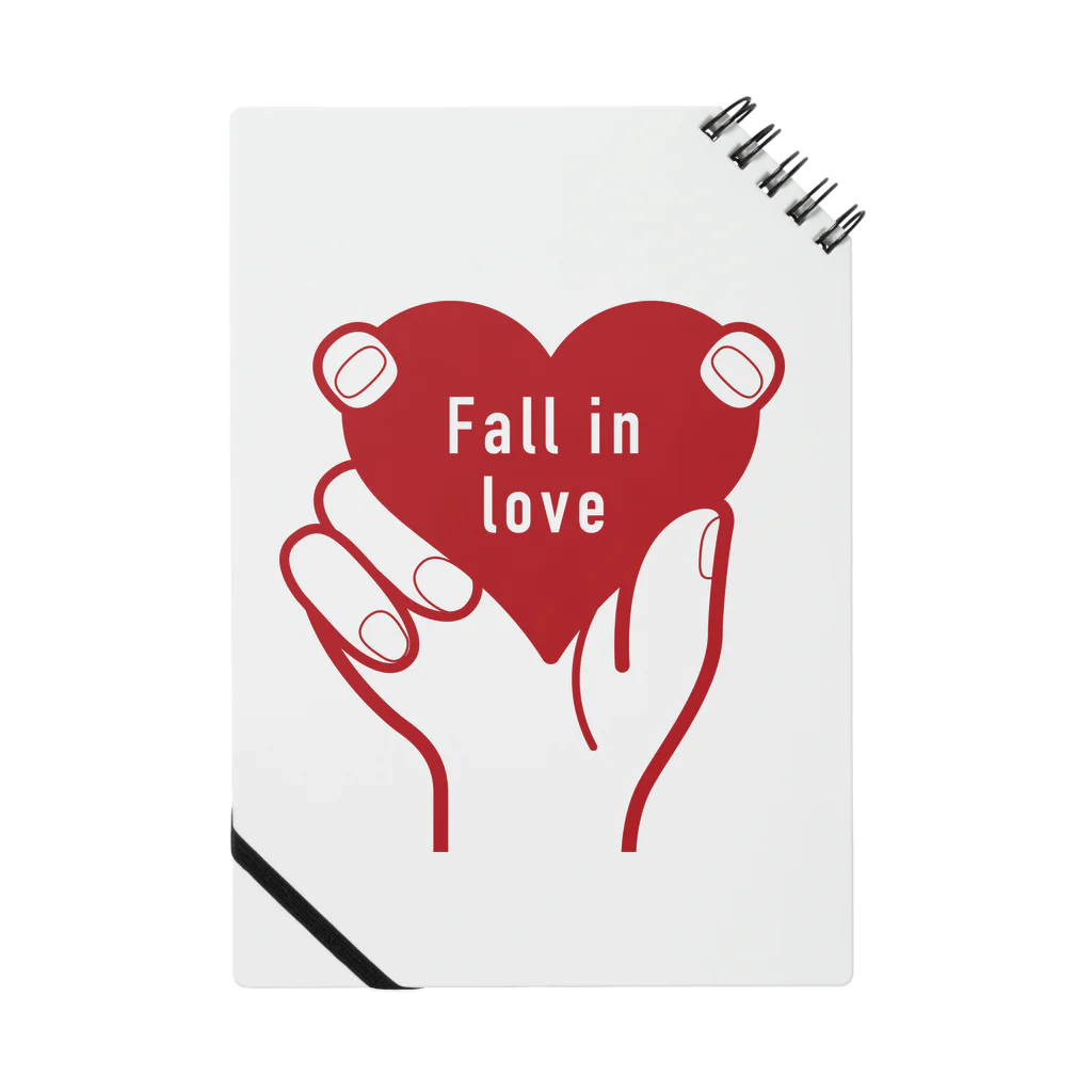 t-shirts-cafeのFall in love Notebook