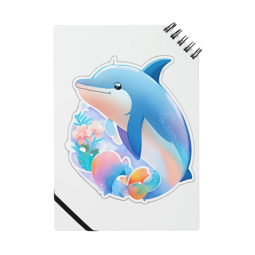 dolphineの可愛いイルカ ノート