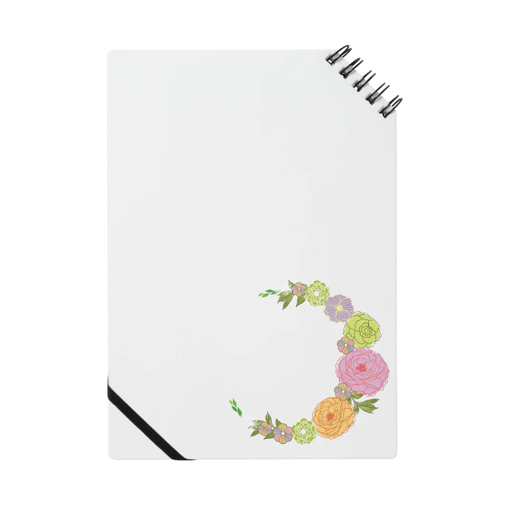 LuLaLysのCrescent Bouquet Notebook