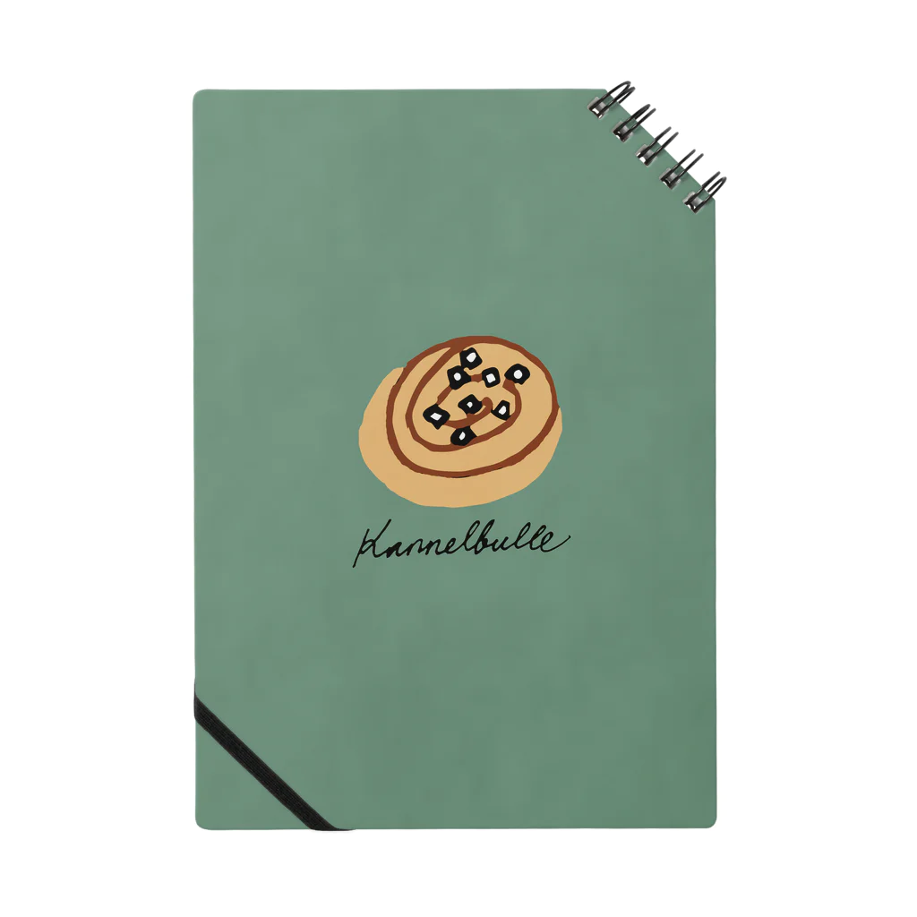 HÖGBRONのKanelbulle　緑 Notebook