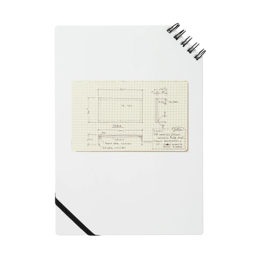 イスケ@絶望ノオトのテーブルの設計図 Notebook