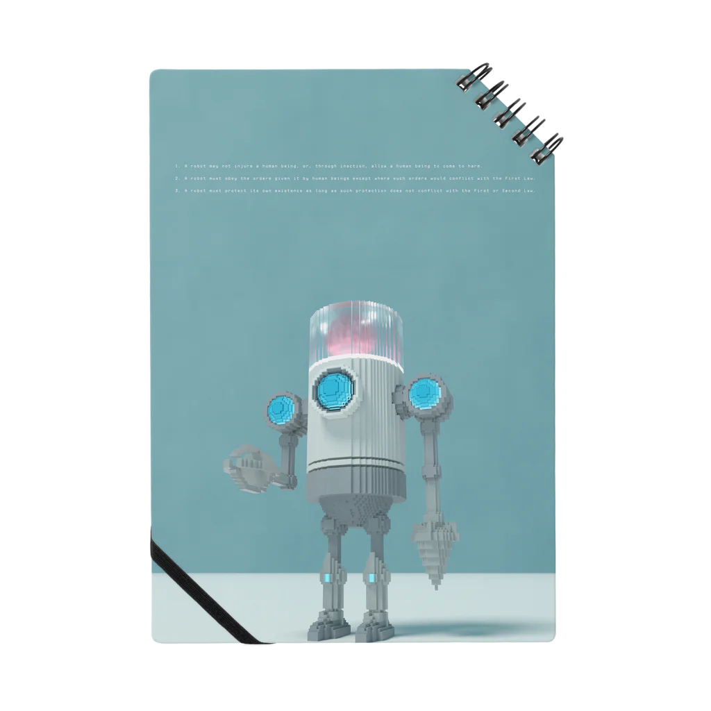 Happy Paint ShopのVoxelArt-ROBOT- Notebook