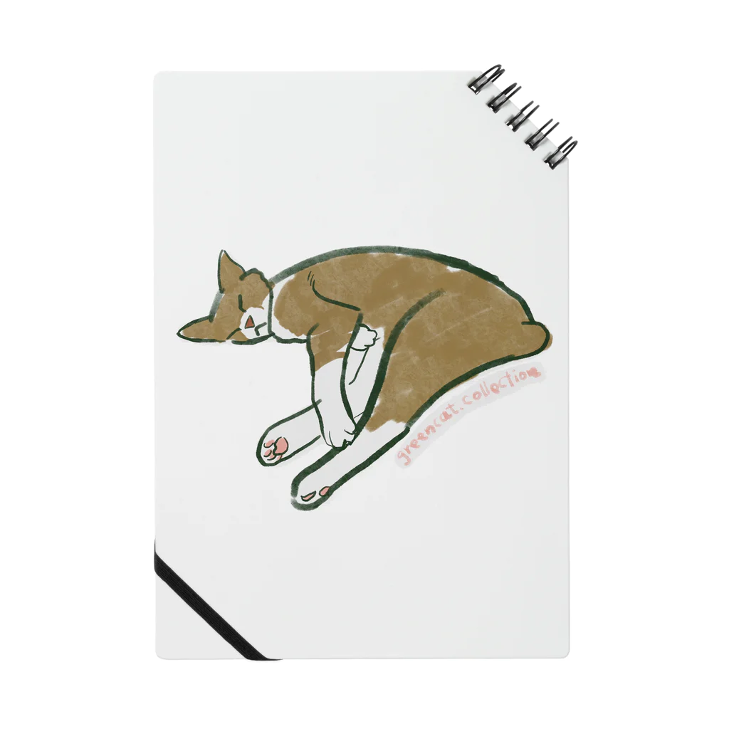 greencat_collectionのお昼寝ねこ Notebook