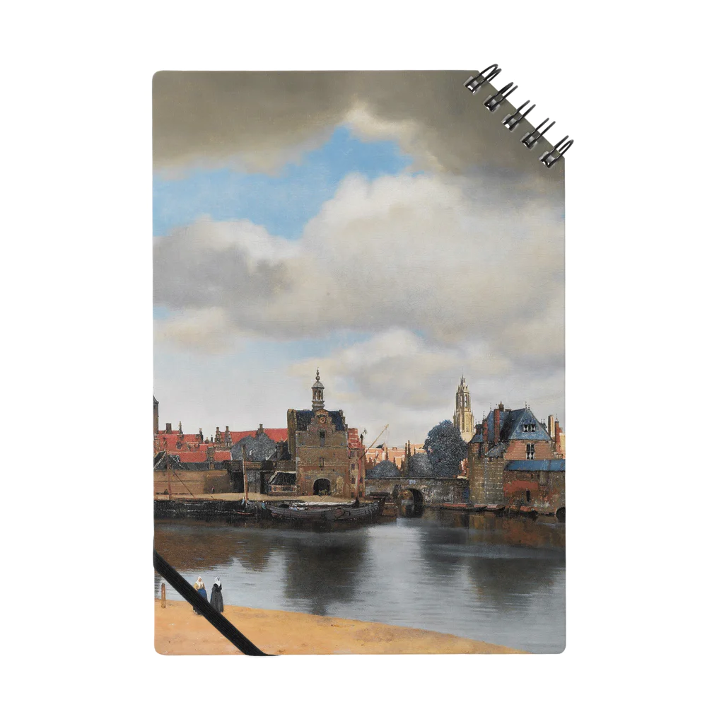 世界美術商店のデルフト眺望 / View of Delft Notebook