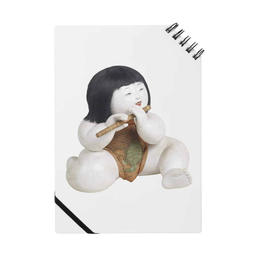 メディア木龍・谷崎潤一郎研究のつぶやきグッズのお店の御所人形 笛吹き童子 Notebook