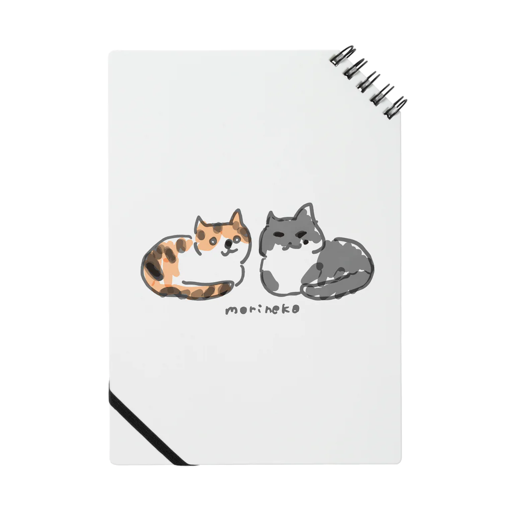 保護ねこカフェ もりねこのふたばちゃん&べべちゃん Notebook