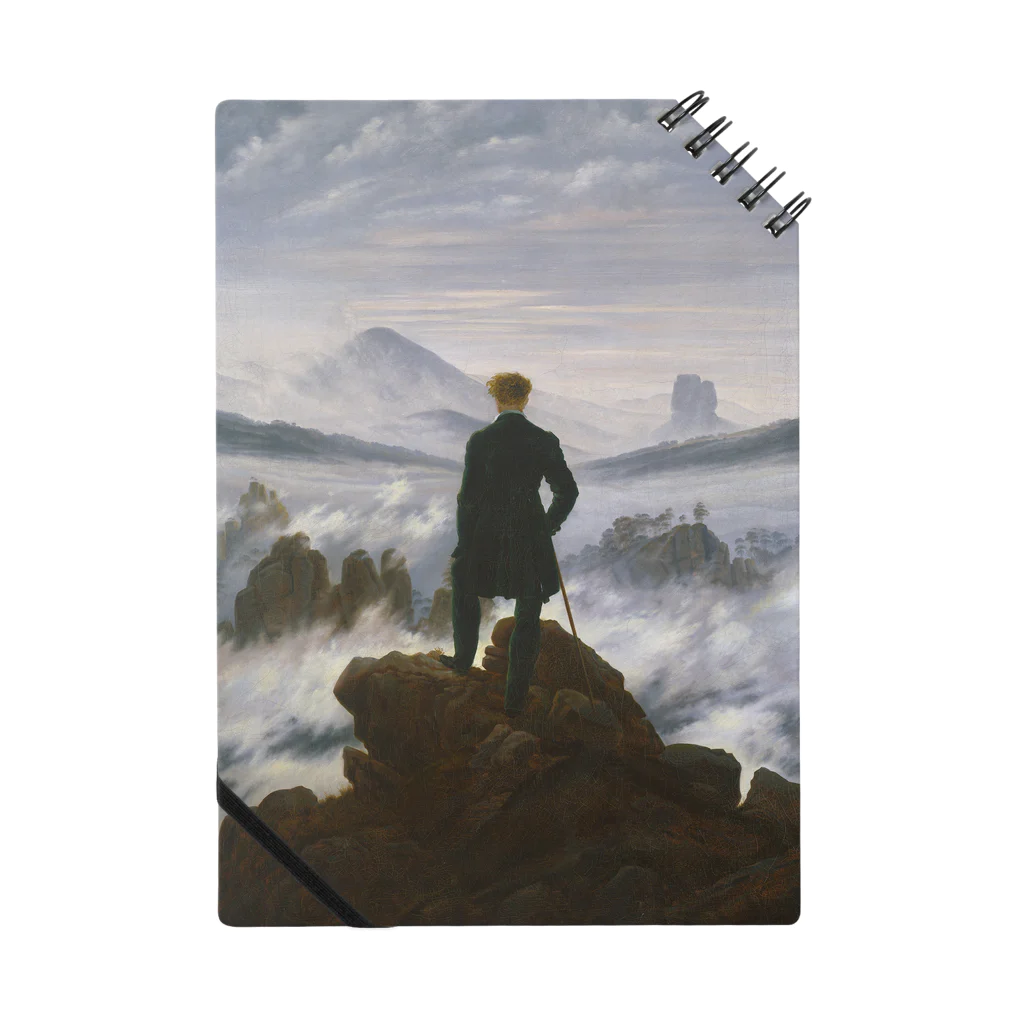 世界美術商店の雲海の上の旅人 / Wanderer above the Sea of Fog Notebook