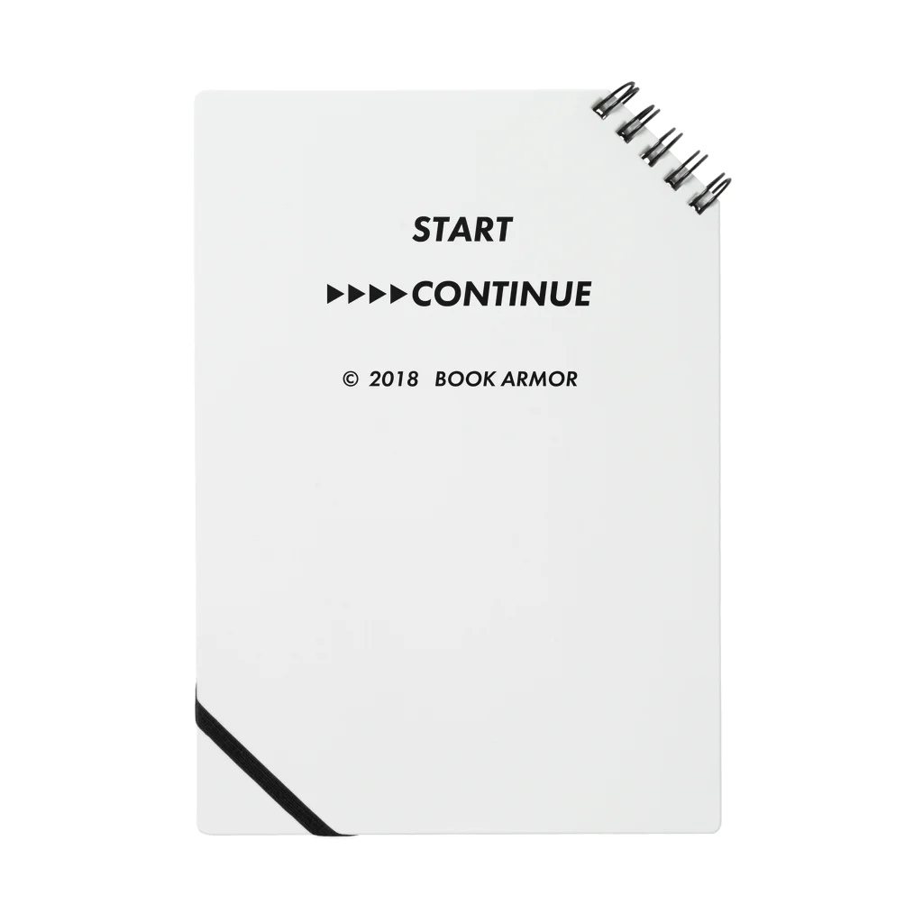 ブックアーマーのCONTINUE Notebook