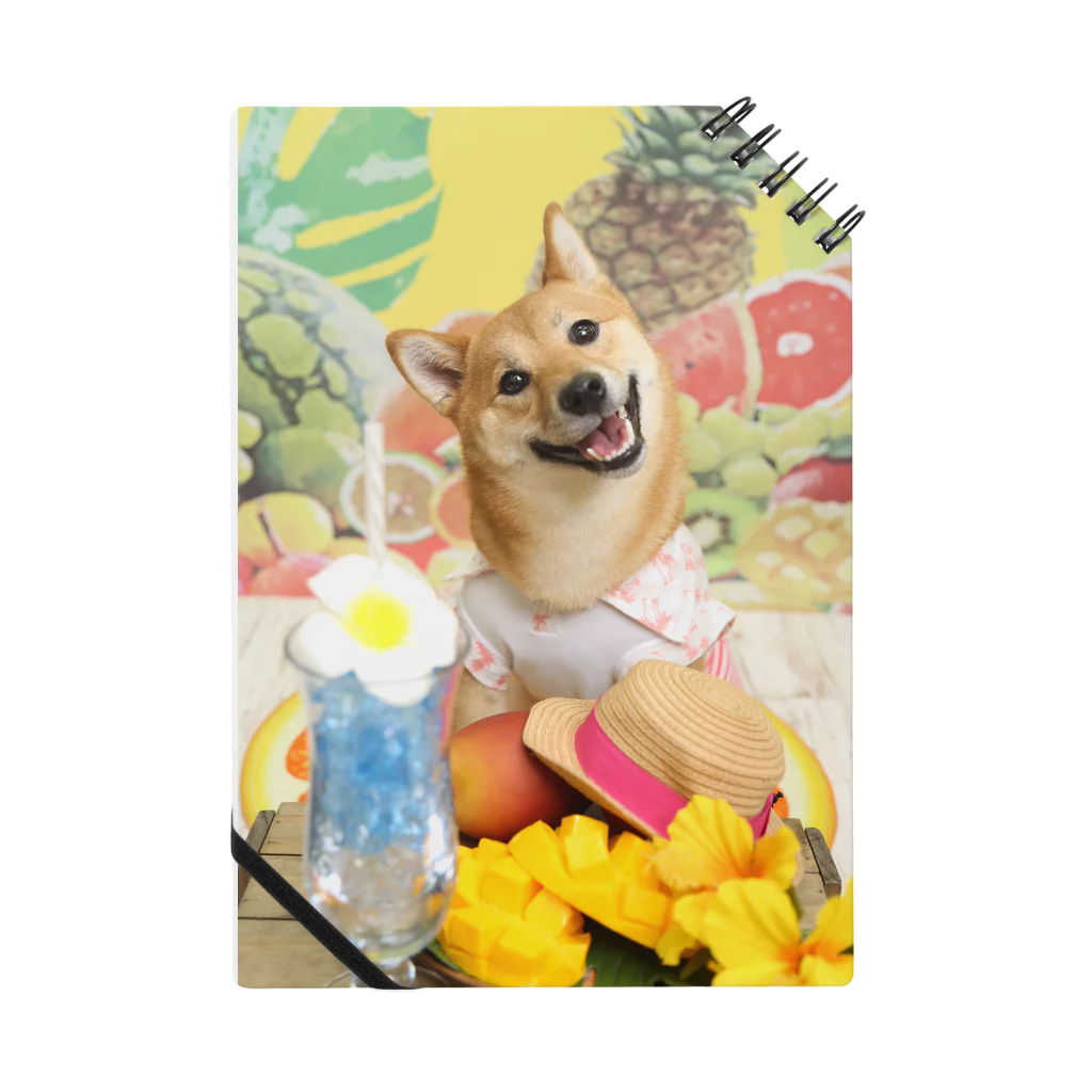 柴犬グッズ専門店 あられ堂の柴犬　真夏のリゾート001 Notebook