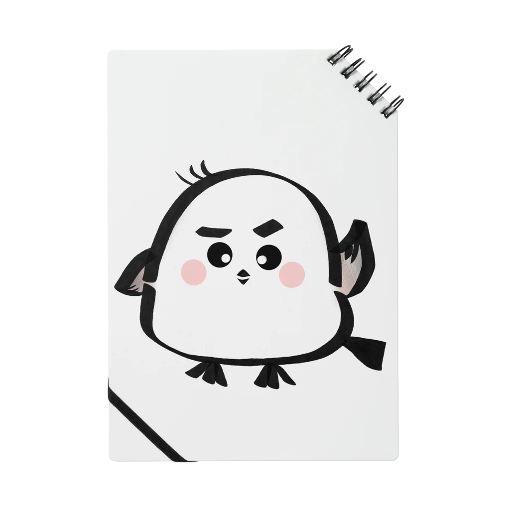moonriver2020の手をあげるシマエナガくん Notebook