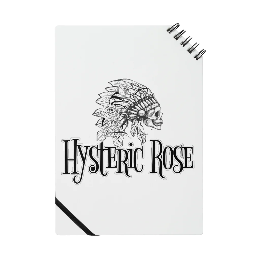 Bounty rose studio アパレルのHysteric rose バンドグッズ ノート