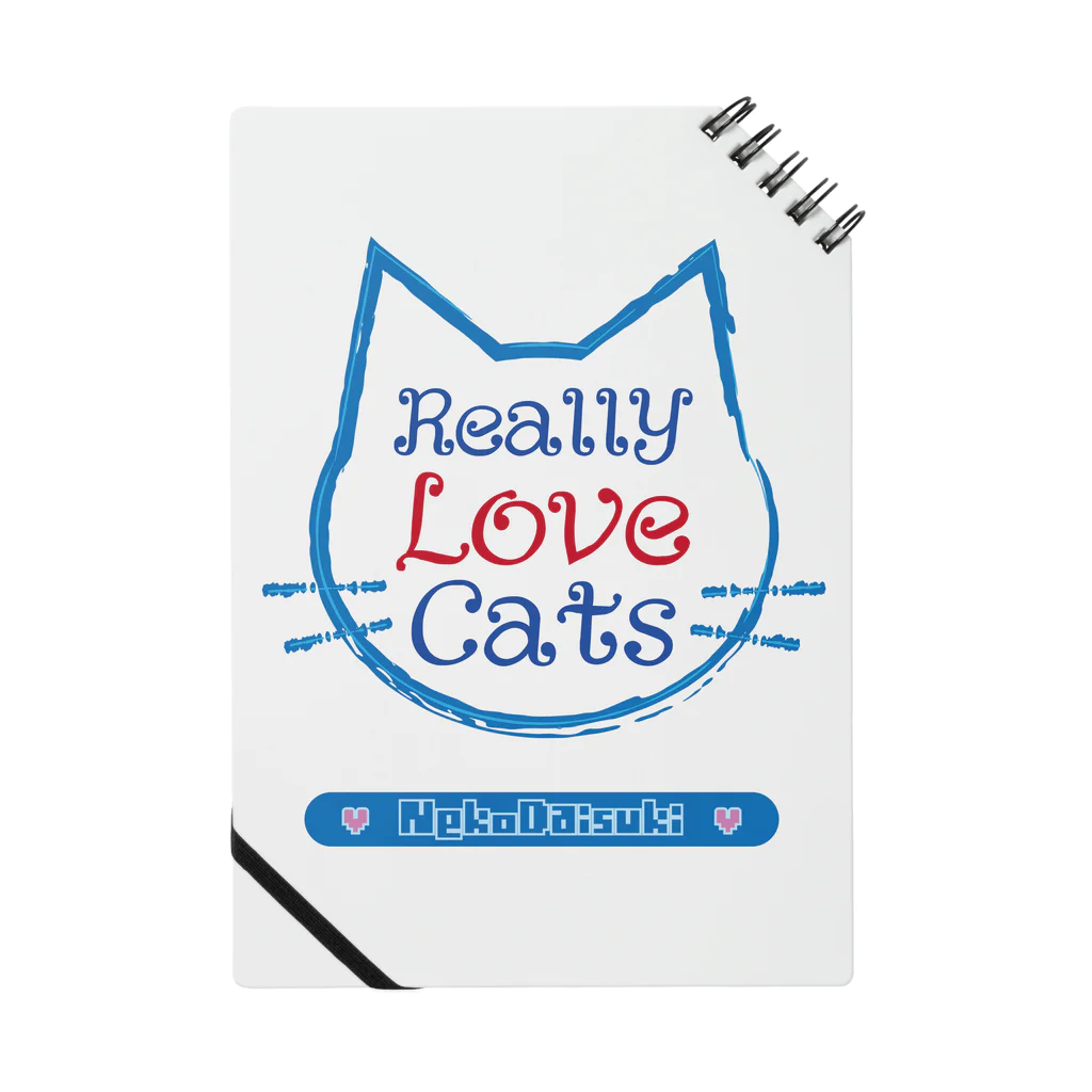 HeartToMeのねこ大好き　ReallyLoveCats ノート