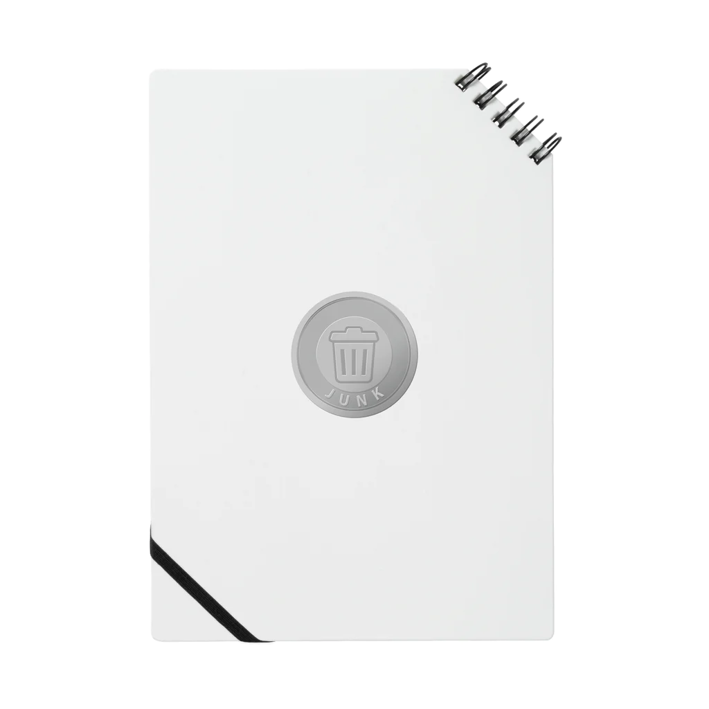 JUNKCOIN officialのJUNKロゴ Notebook