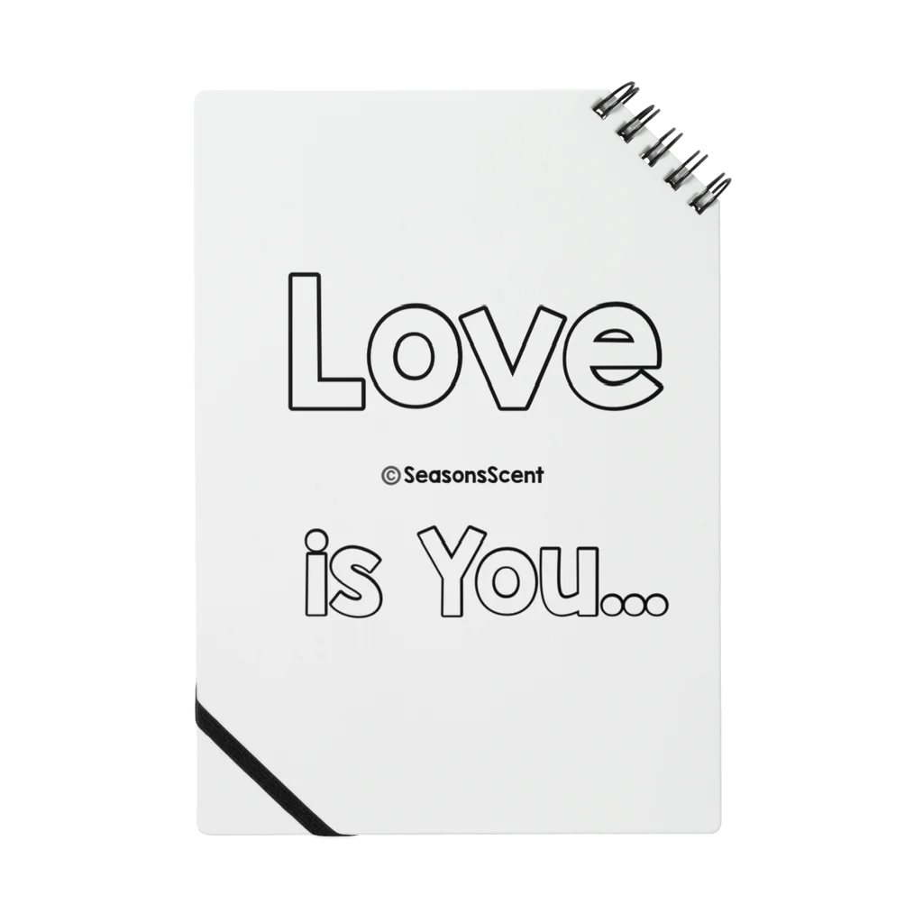 SeasonsScent のLove is You Notebook