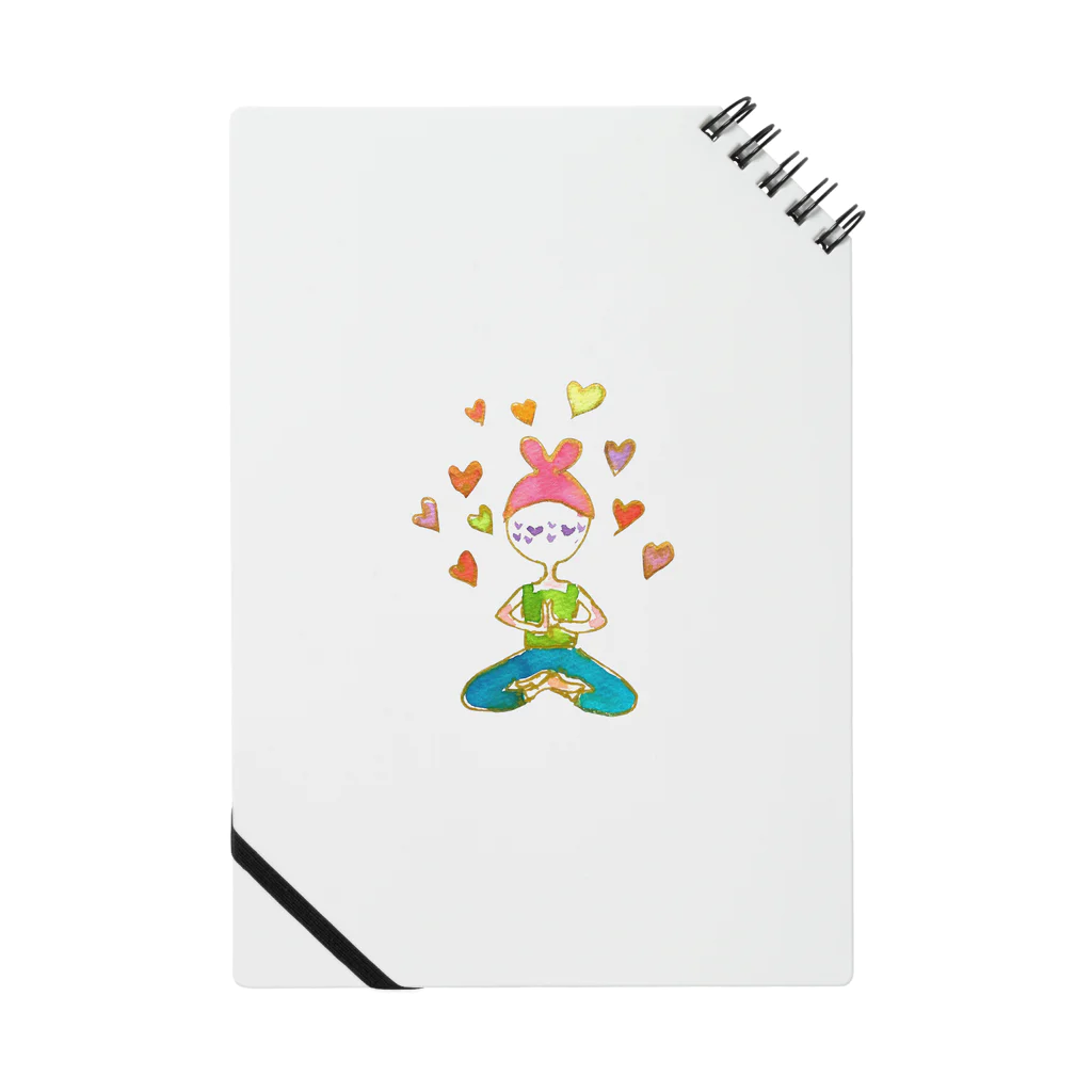 onmycolorの楽描き店のそばかすこちゃん with LOVE (小物） Notebook