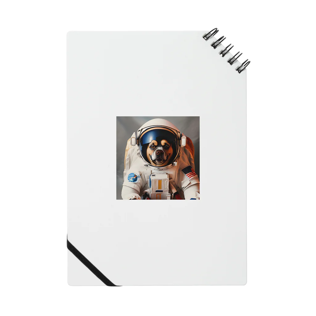 ✨そうのオリジナルグッズ✨の宇宙飛行士犬だワン！！ Notebook