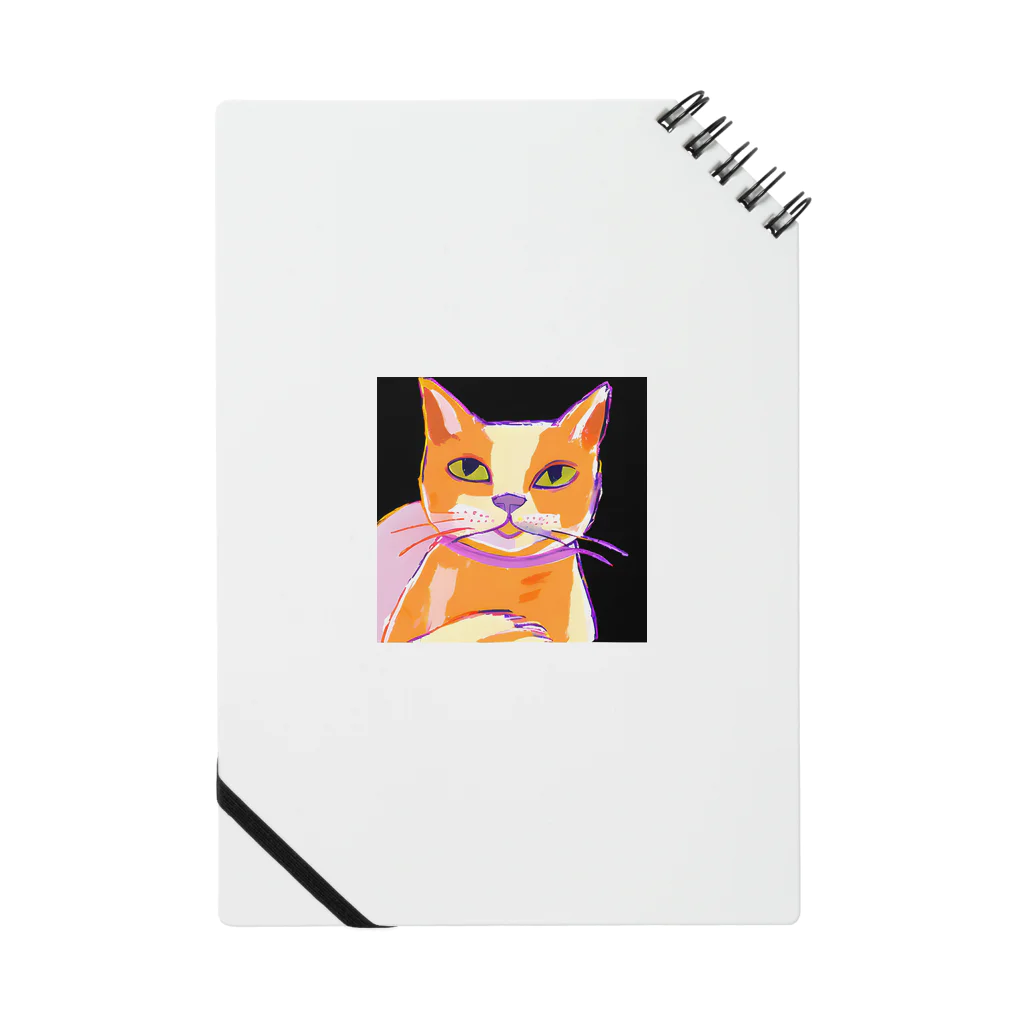 tefutefvの猫のイラストグッズ Notebook