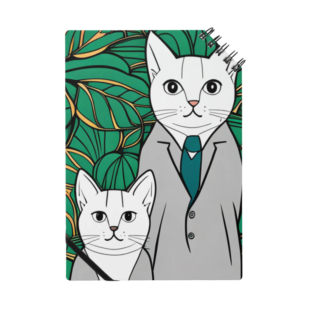 ゆゆのお店の2匹の猫 Notebook