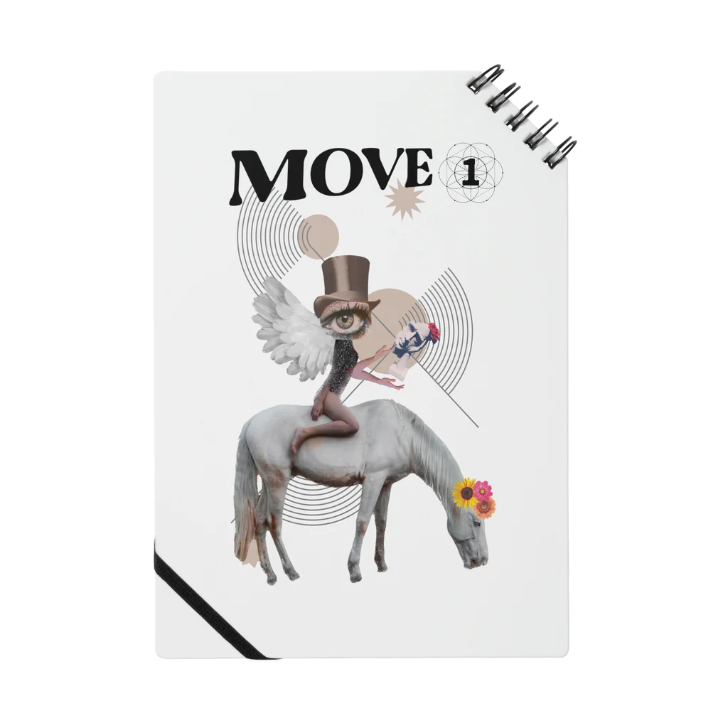 RueのArtの1→MOVE Stylish Lenormand  ノート