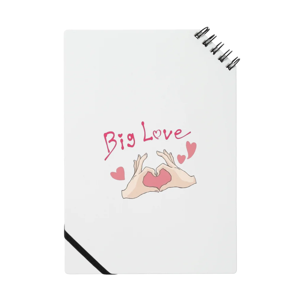 ピピコ'sショップのBIGLOVE ノート