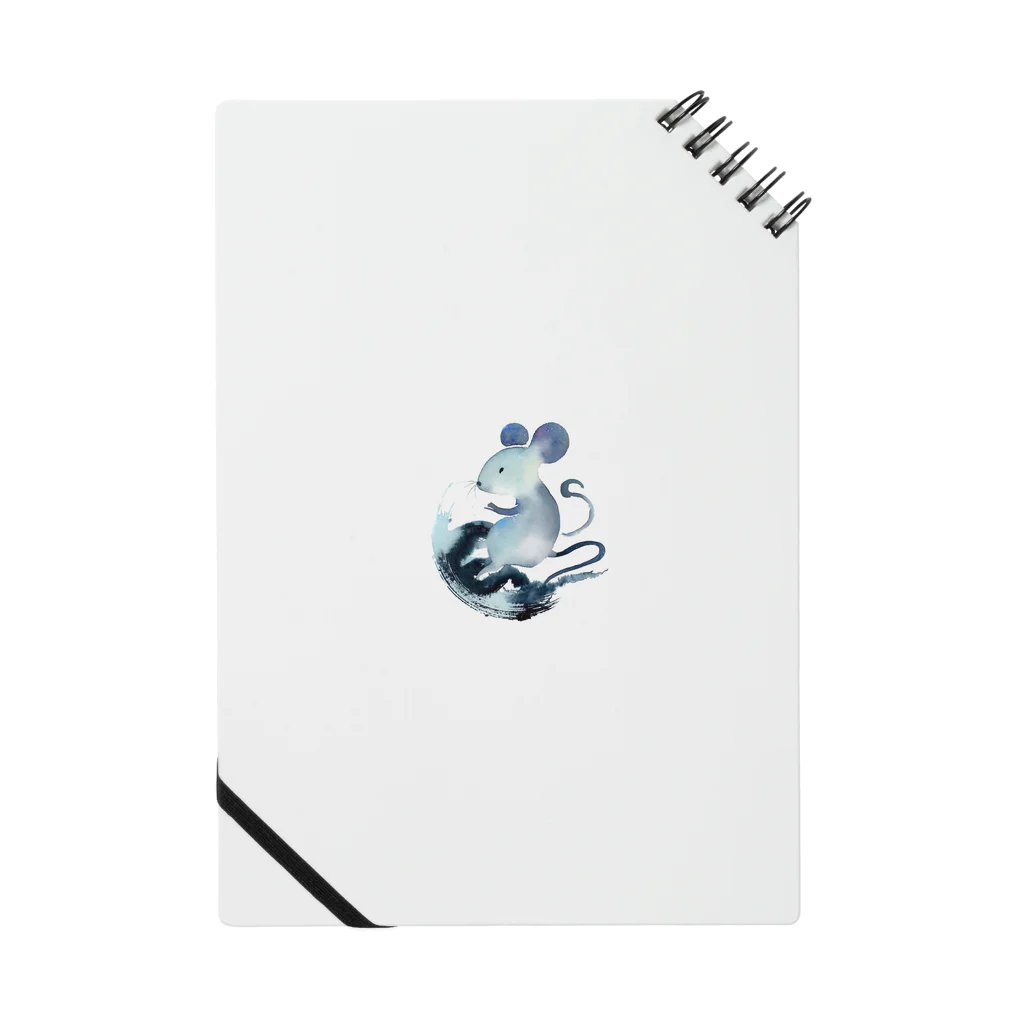 シリーズ＆シリーズの水墨画シリーズ　鼠 Notebook