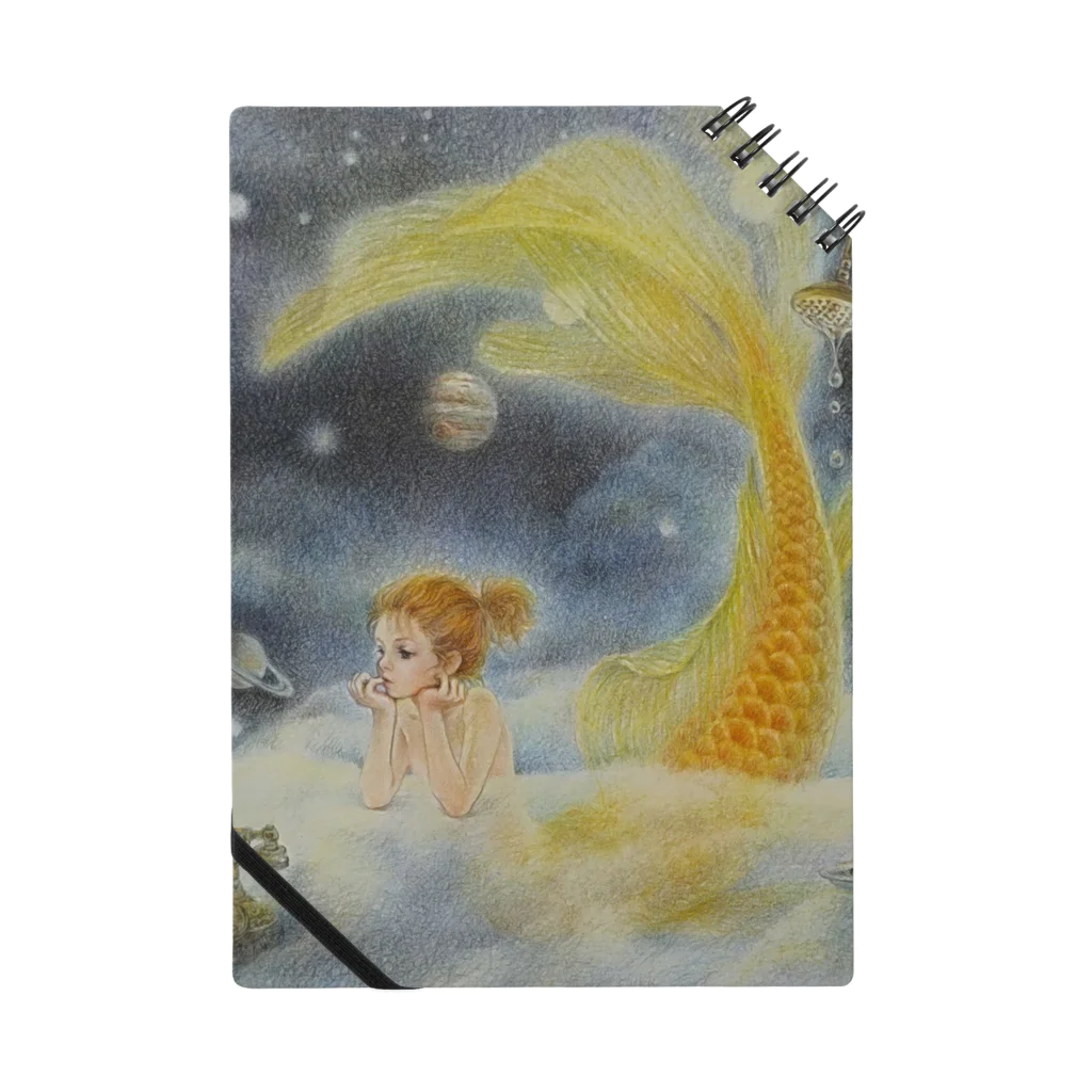 ミケとキジシロの雲海ホテルに避暑中の人魚姫 Notebook