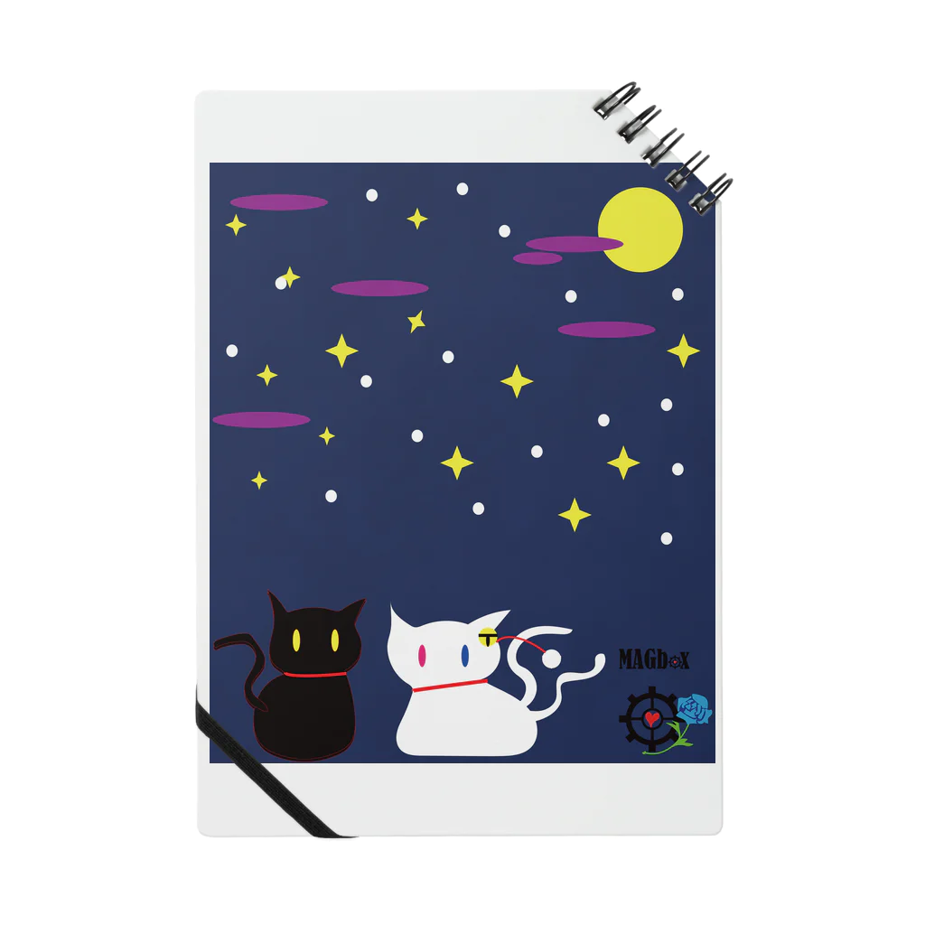 Amasyuiroのmagboxシリーズ　猫月夜 Notebook