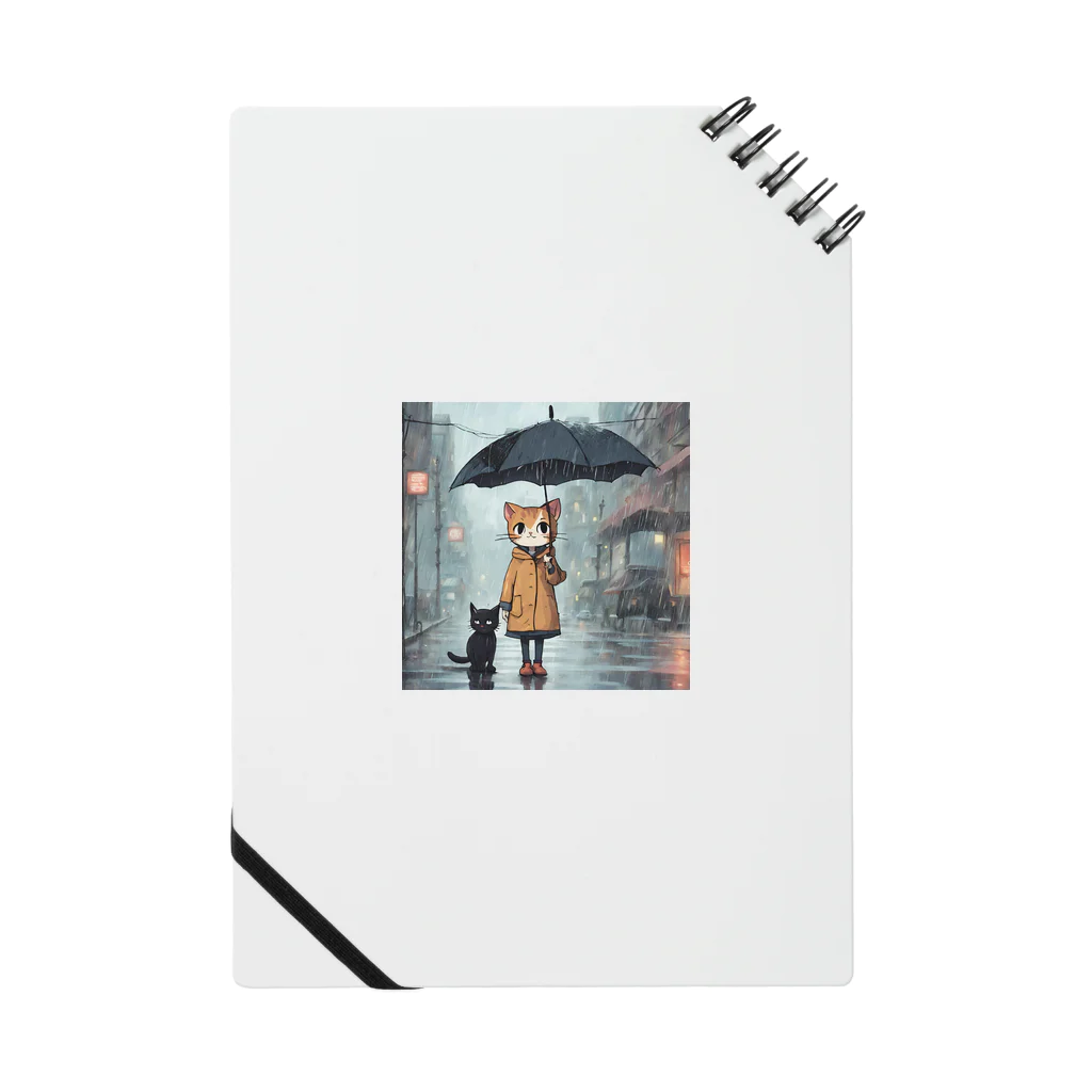 AI Creative Hub（AIクリエイティブハブ）の猫と傘 Notebook