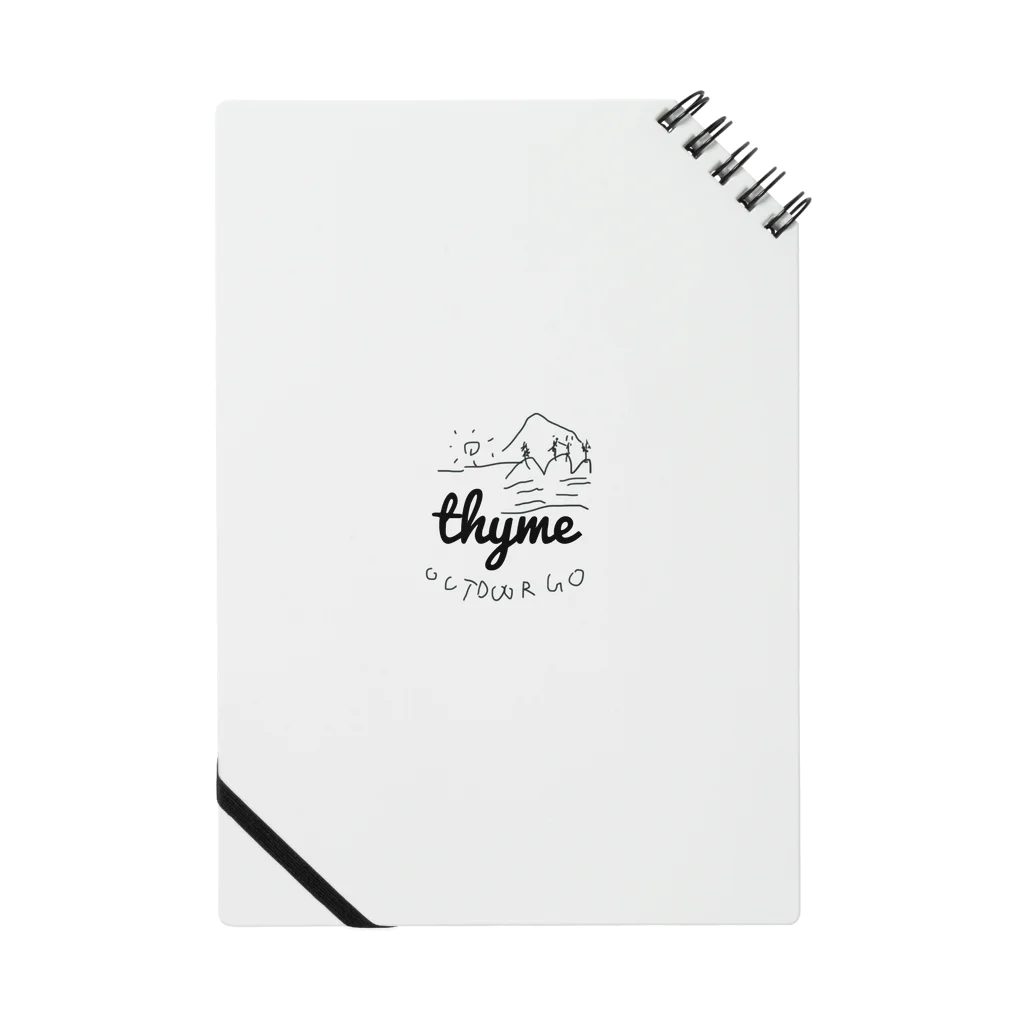 thymeのthyme Outdoor go Notebook