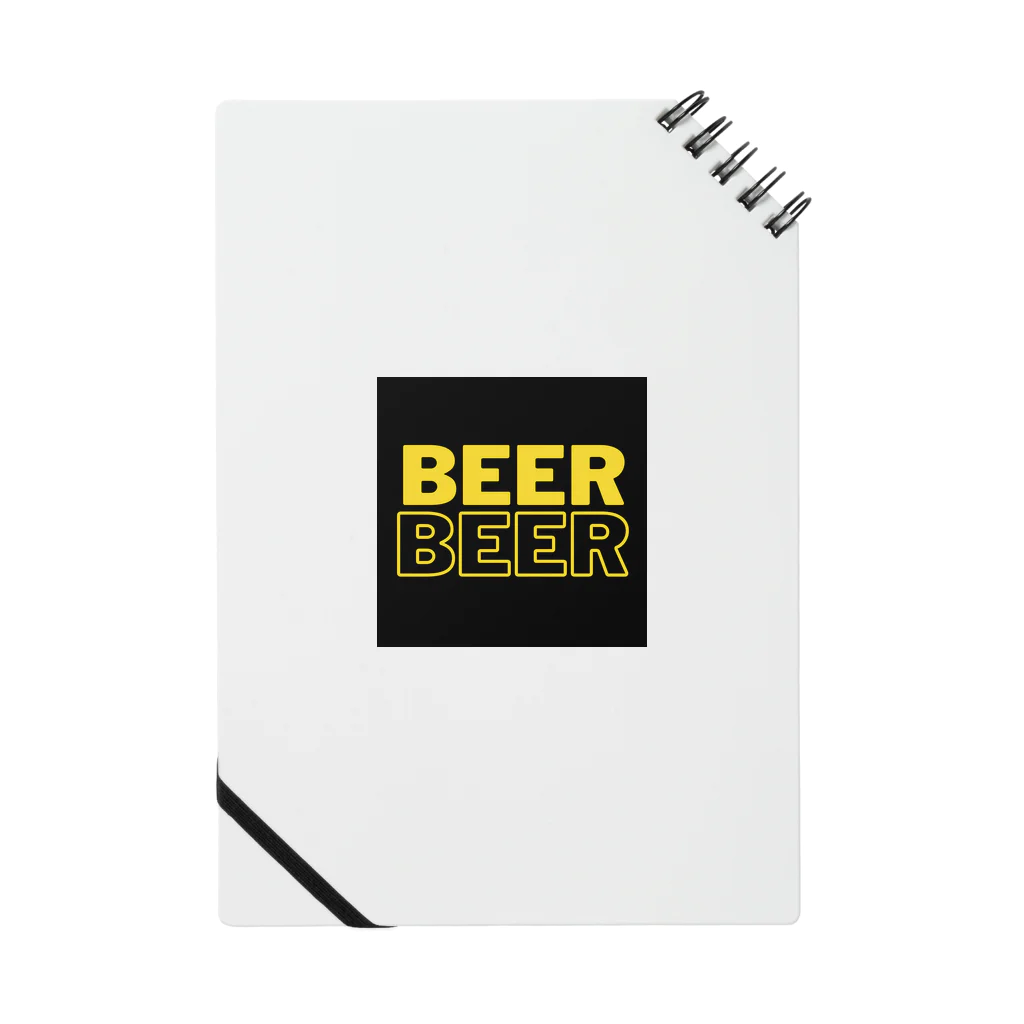 BEERのビール＆ビール(黒) Notebook