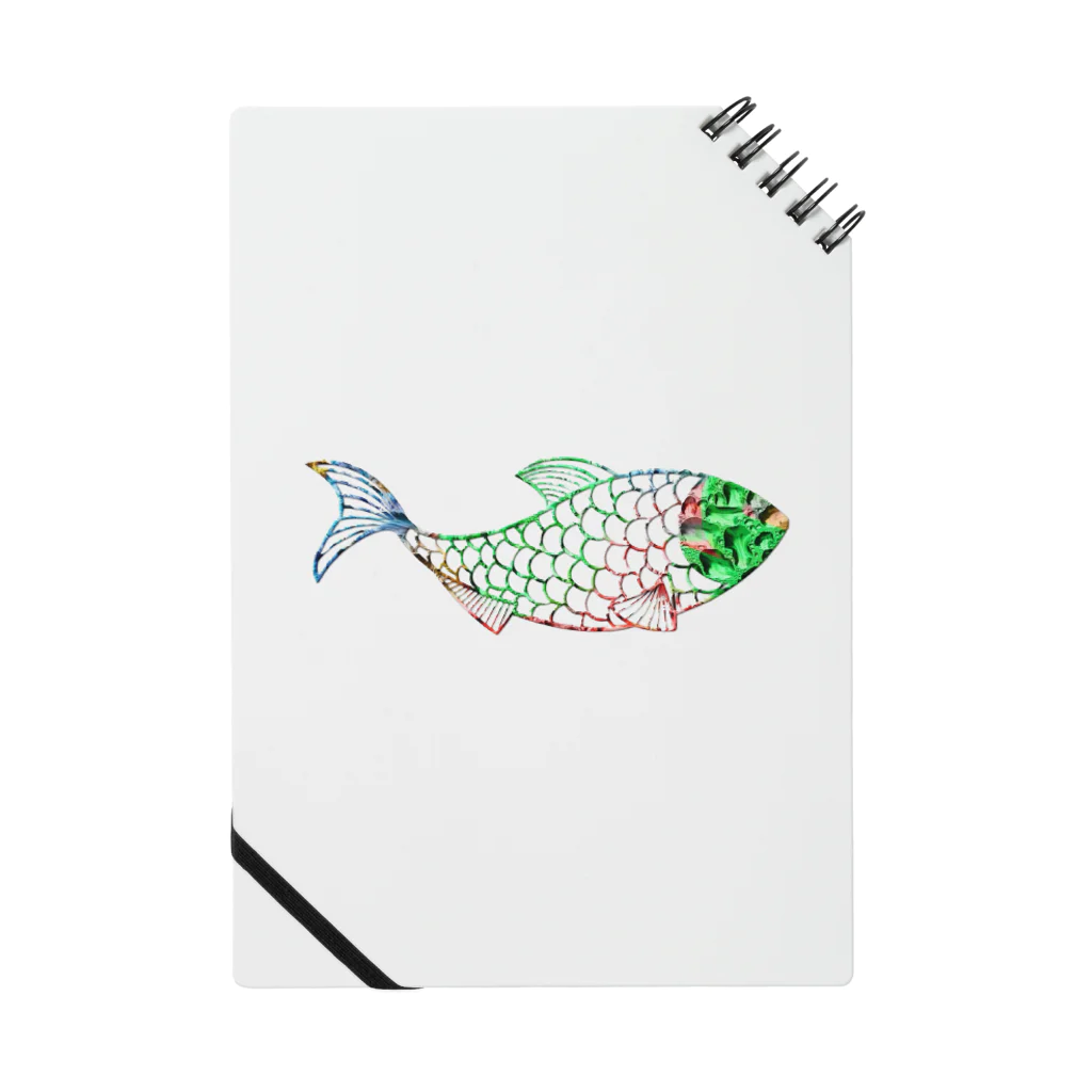 mumusの魚　water drop Notebook