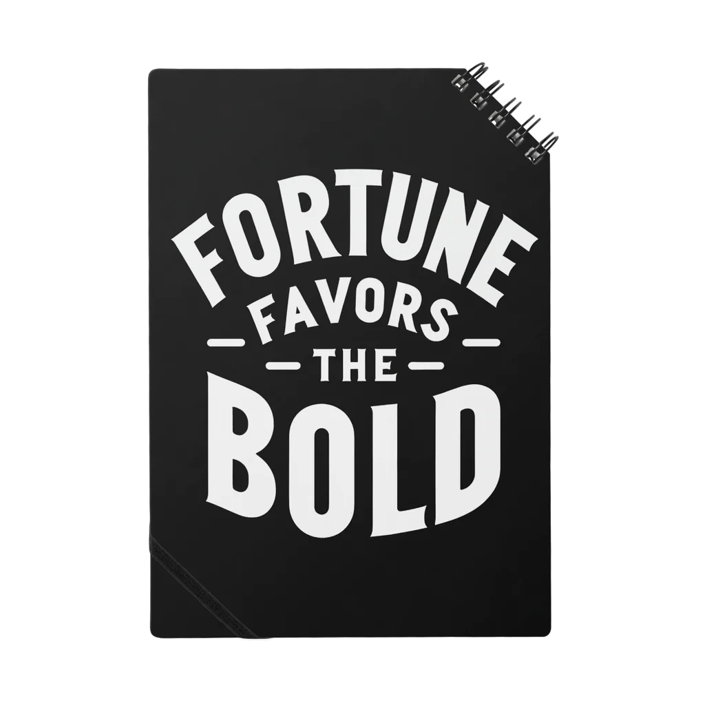 Nexa Official Shop のFortune Favors The Bold Notebook