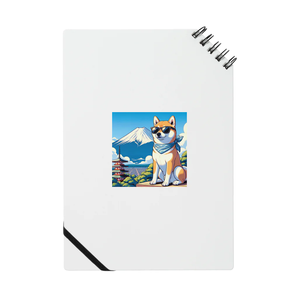 ピヨっこのサングラス犬　【銀次郎】 Notebook