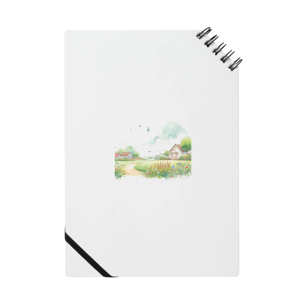 SAKIの畑のカラーイラスト Notebook