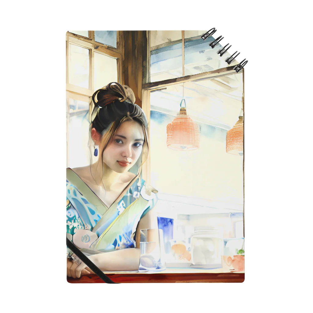 MistyStarkの日本人女性カフェ Notebook