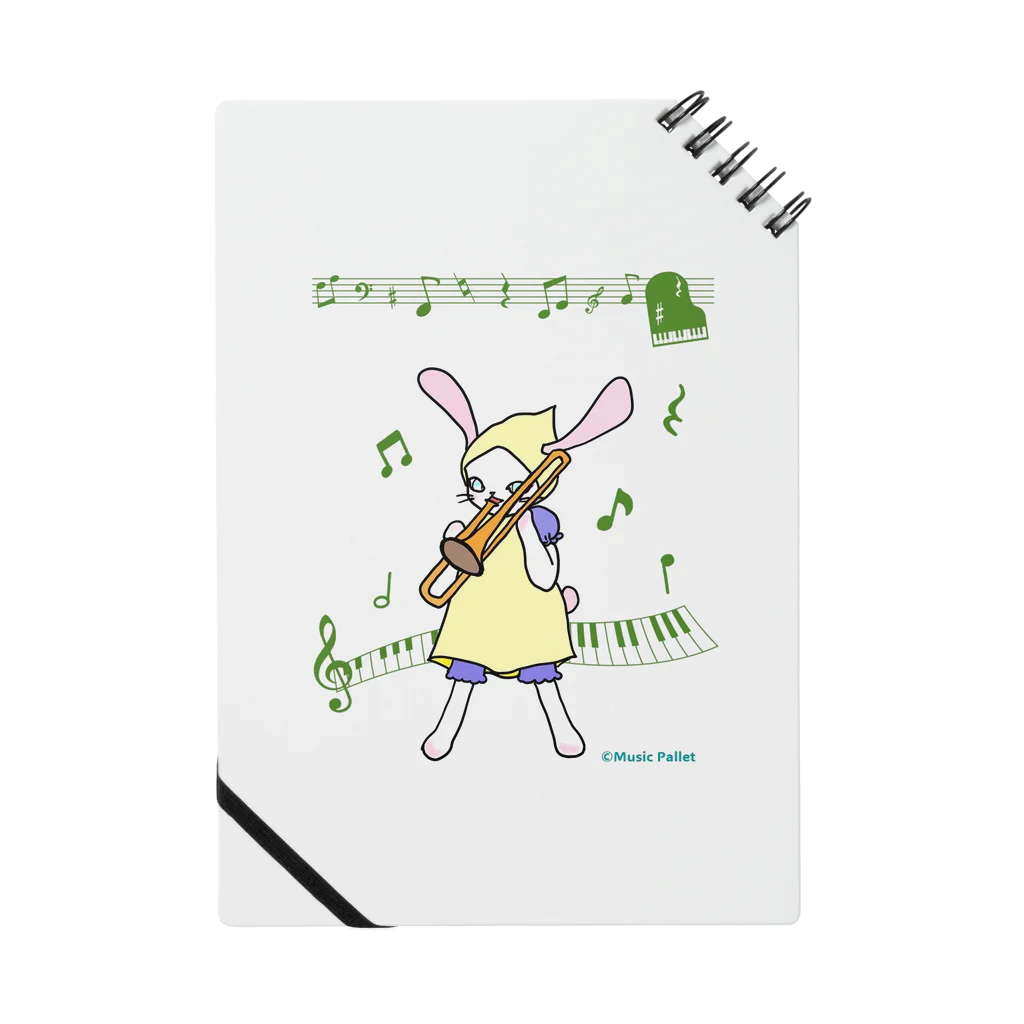 ミュージックパレットのMPオリジナルキャラクター(tuki) Notebook